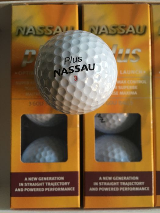 Piłeczki do golfa Nassau+ 45g 9szt,