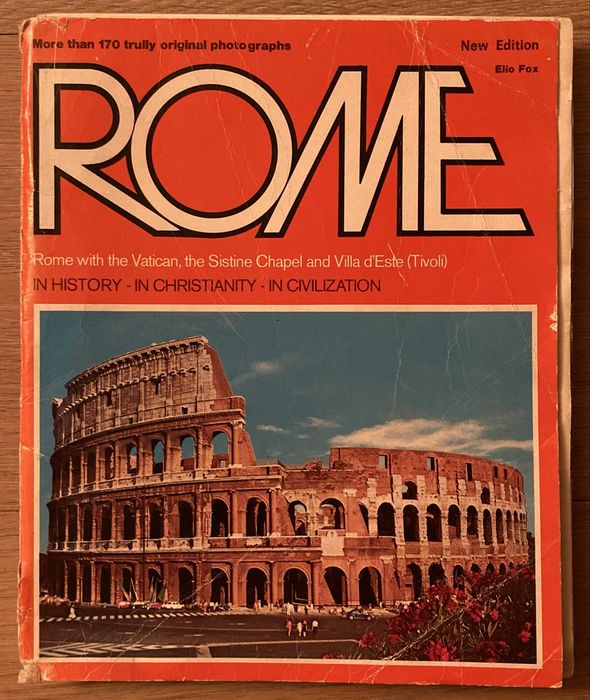 Винтажный фотоальбом ROME (1970-е) - Рим, Италия