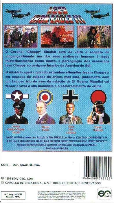 Iron Eagle III Aces VHS 1992 Lou Gossett Jr.