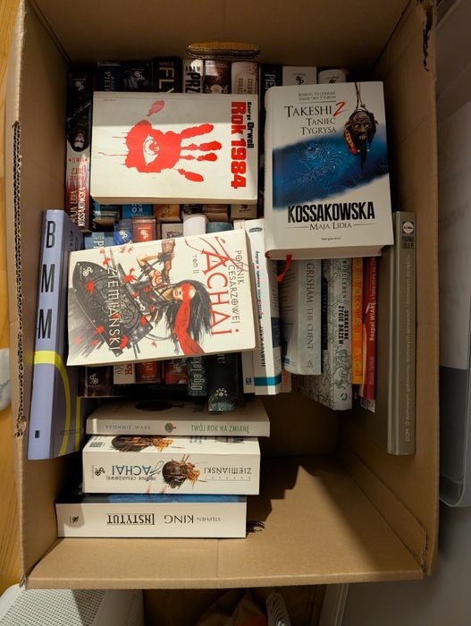 Duży zestaw książek: Fantastyka, Horror, Rozwój