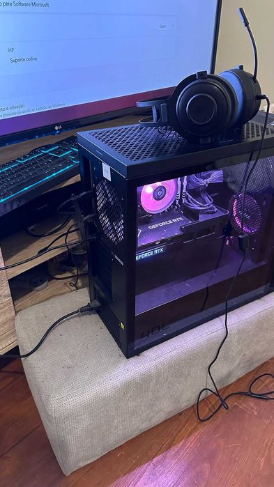 PC Gamer HP OMEN 40L - Ryzen 5 5600, RTX 3060 Ti, 16GB RAM, 512GB SSD