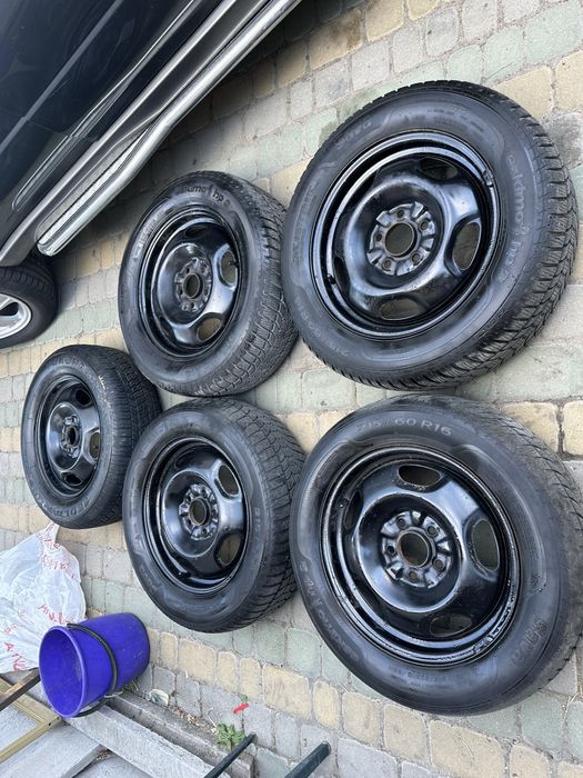 Зимові шини 215.60.R16, Диски з шинами 5x114,3 ,215/60/R16