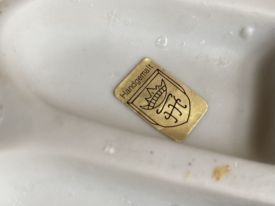 Figurka porcelanowa kareta z końmi i kopciuszkiem