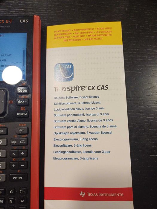 Calculadora Gráfica Ti- Nspire CX ii T CAS