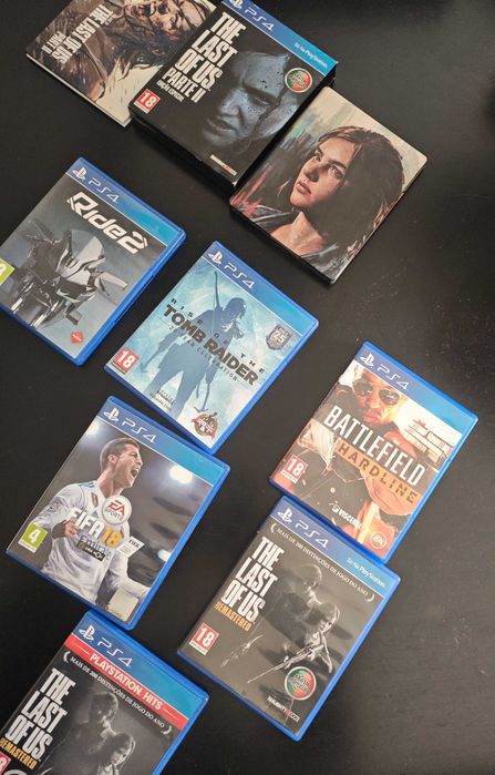 Vários jogos PS4/PS5.