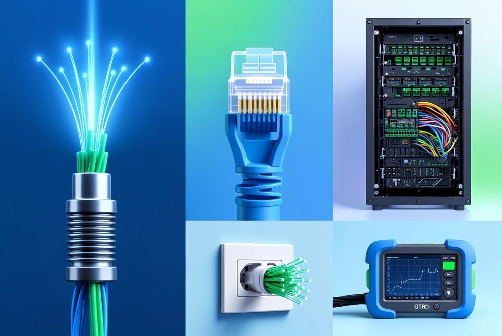 Spawanie światłowodów – montaż FTTH, naprawy, RJ45, szafy rack