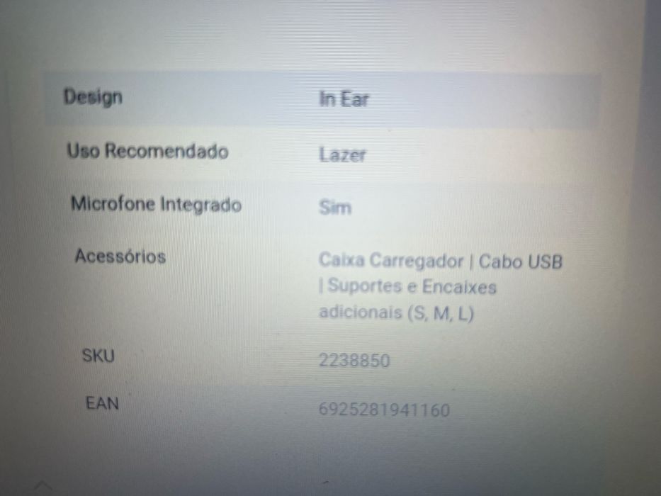 Auriculares JBL Bluetooth JBL Free X - preto