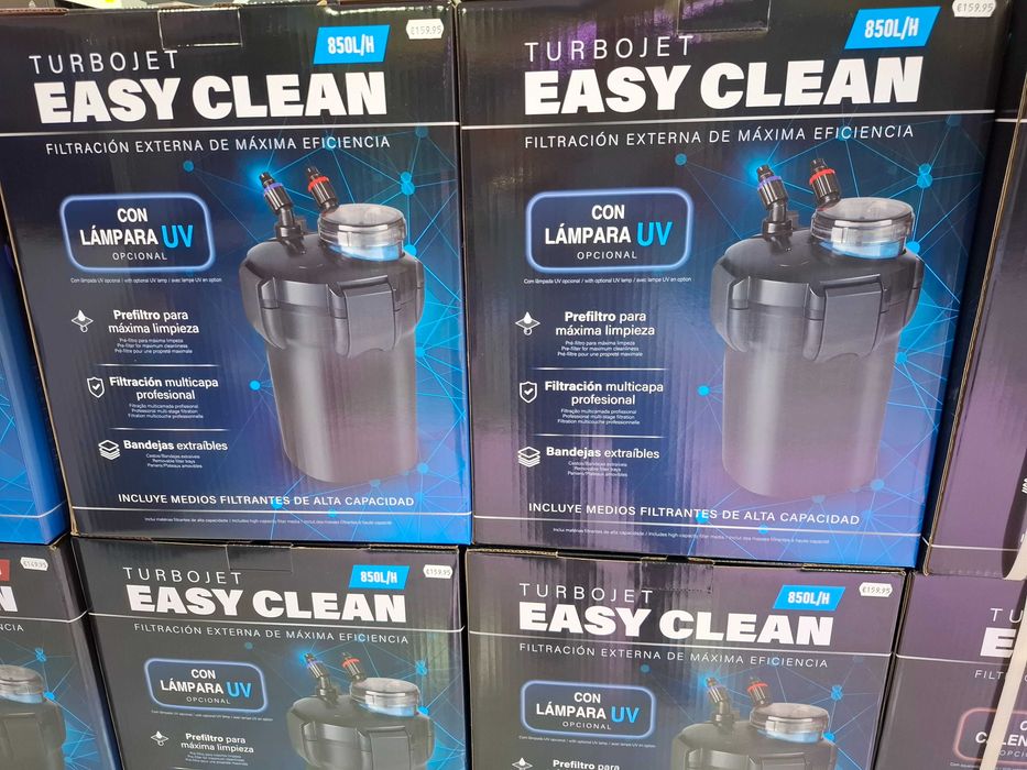 Filtro TurboJet Easy clean 850 c/ UV para aquario até 250L