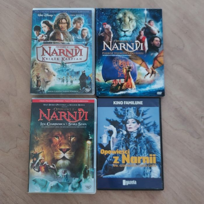 Opowieści z Narnii Podróż wędrowca Książę Kaspian dvd