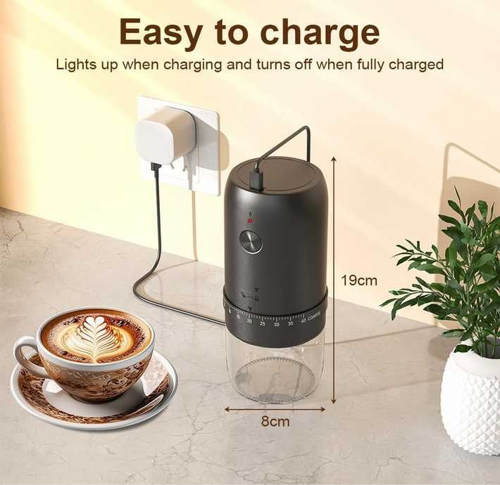 Elektryczny Młynek do Kawy, Przenośny