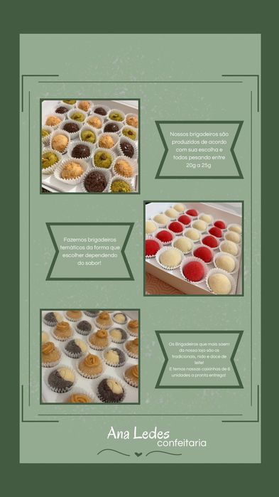 Bolos, doces e salgados para festas