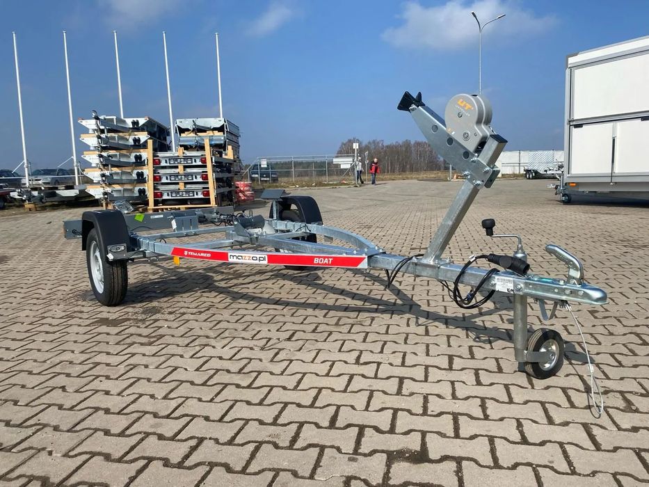 Temared Dostawa Przyczepka Podłodziowa Dmc750kg Łódź Do 4,3M