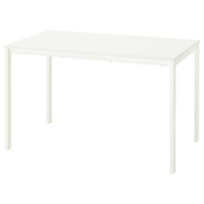 Mesa de jantar branca 125 cm