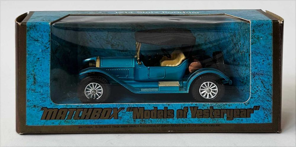 Y-8 Matchbox_1914 STUTZ Roadster. Série “Models Of Yesteryear”. Completo, como novo.