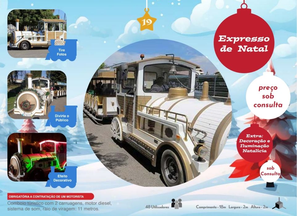 Comboio / Expresso / Insufláveis de Natal