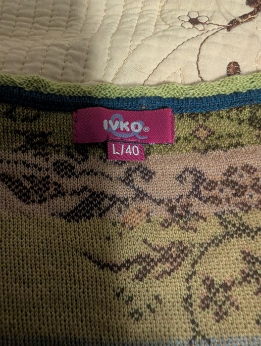 Sweter kardigan IVKO 40 wełna merino