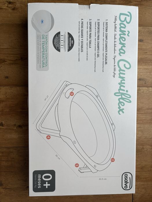 Banheira dobrável Asalvo Curviflex