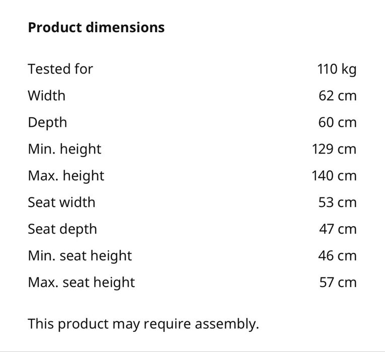 Cadeira Escritorio Markus -Ikea