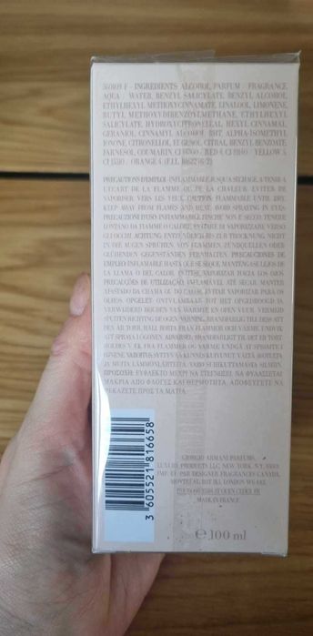 nowe perfumy zapach armani si 100 ml