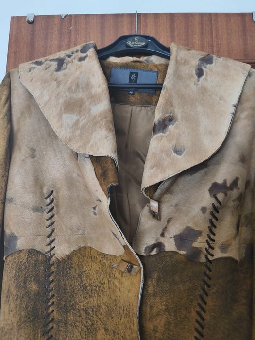 Casaco de senhora pele verdadeira marca casa da peless