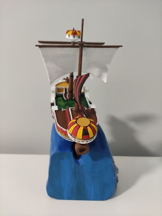 Diorama One Piece x Hokusai : Thousand Sunny on the Great Wave of Kana