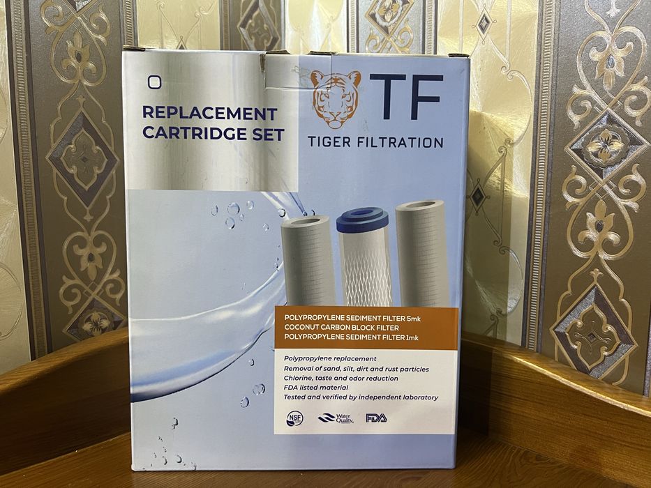 комплект картриджей для питьевых фильтров TIGER FILTRATION Тайвань