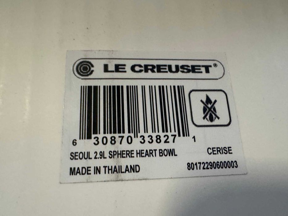 Le Creuset Heart Салатник 30 см Червоний (80172290600003) Новий!
