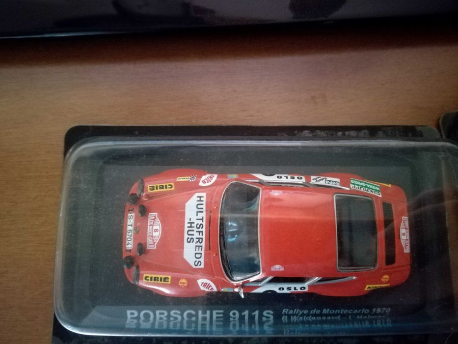 Miniatura Porsche 911s Rallye MonteCarlo 1970