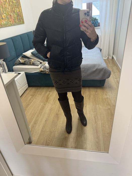Kurtka damska zimowa Primark M L czarna pikiwana