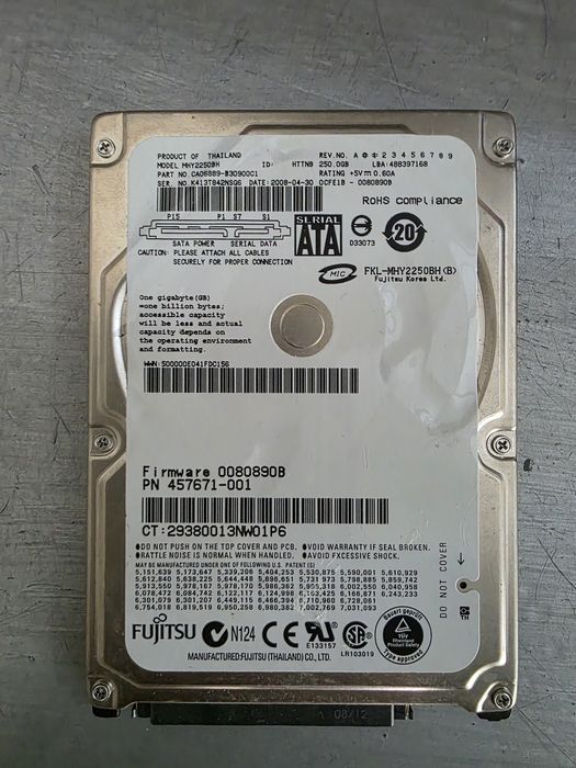 Discos HDD Sata 250GB 320GB 1TB