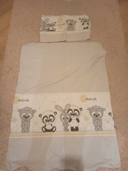 Poszwy na Pościel dziecięca plus ochrona na łózeczko