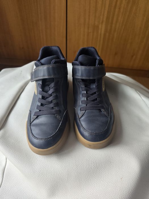 Botas GEOX originais azul e camel