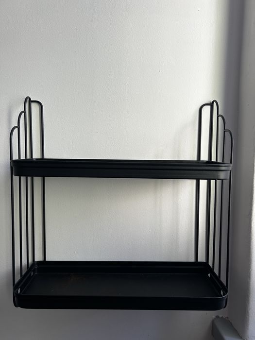 Ikea APOTEKARE półka ścienna czarna