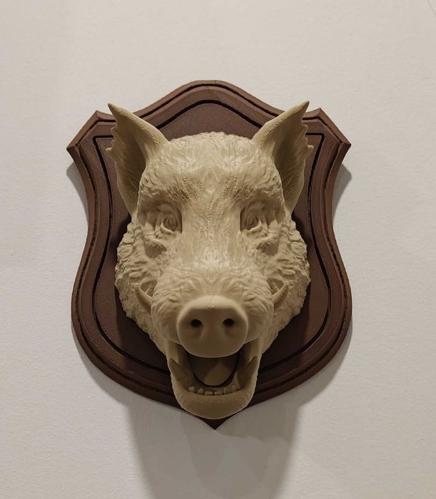 Cabeça de Javali – Decoração de Parede 3D