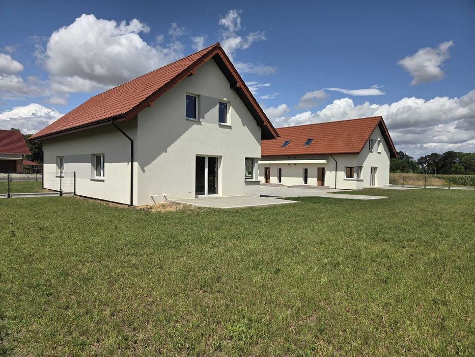 dom jednorodzinny w zabudowie bliźniaczej | 98,8 m² | Borów, ul. Brzozowa