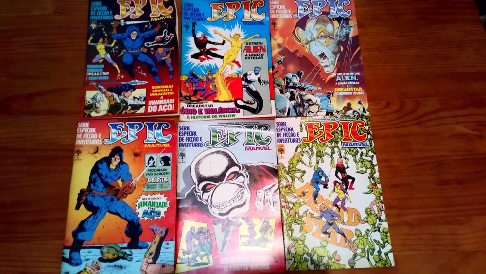 BD Marvel diversos anos 80