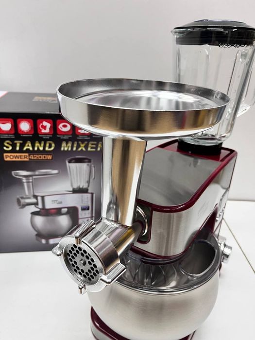 ПОТУЖНИЙ! Німецький кухонний комбайн, м'ясорубка, міксер, блендер, тіс