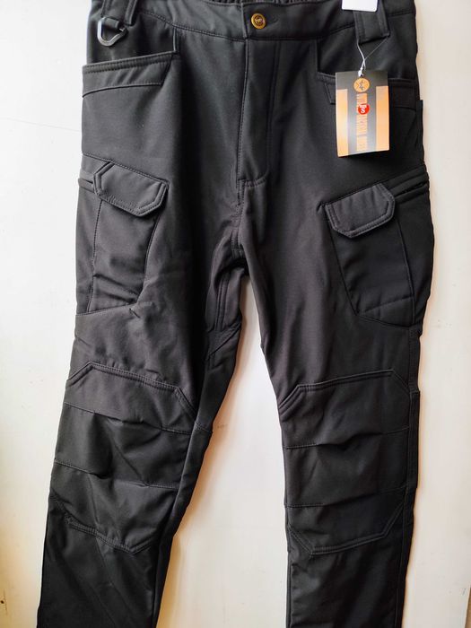 Мужские утеплённые штаны на флисе S 46р