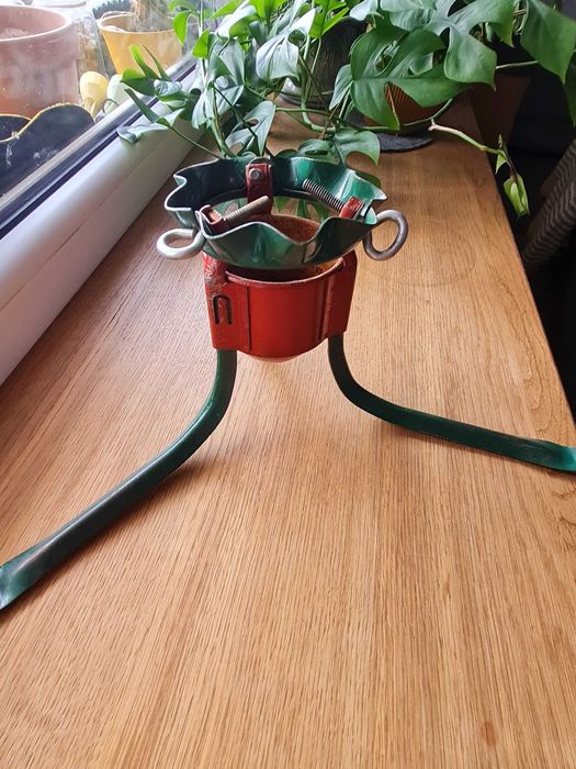 Stojak na choinkę vintage USA metalowy