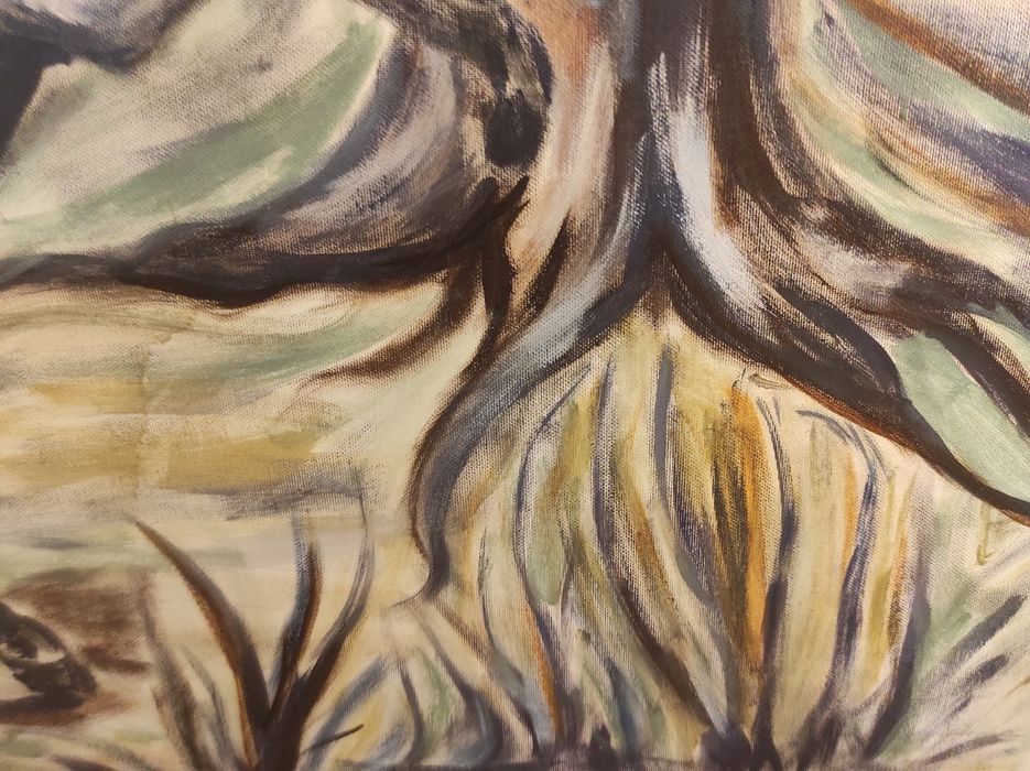 Pintura a óleo sobre tela