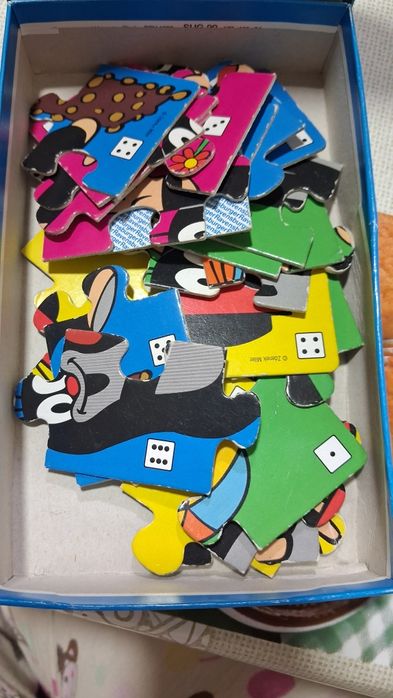 Игра с прищепками Vladi Toys+ Пазлы на 4 года