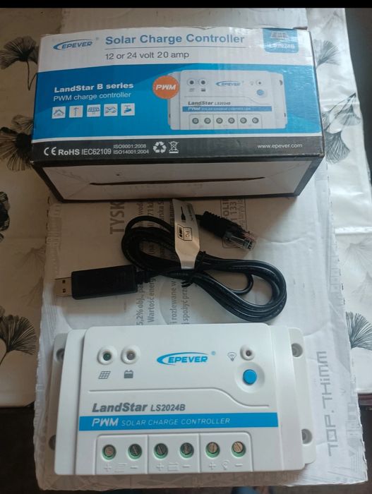 Nowy Regulator Ładowania Epever LandStar LS2024B PWM 12V/24V 20A Solar