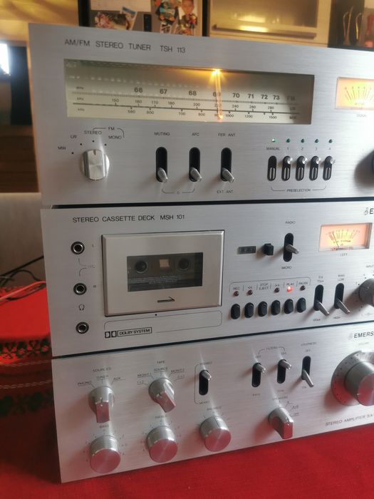 Wieża Unitra EMERSON WS 403, TSH 113, MSH 101 Super Stan Diora Radmor