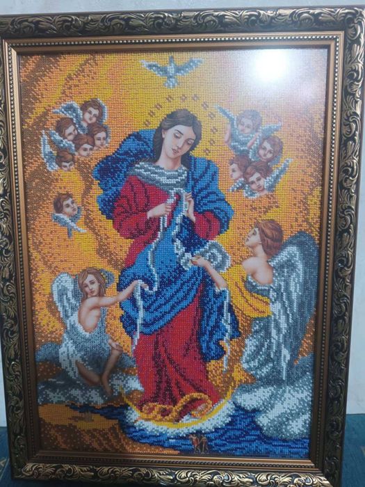 Ікона з бісеру ручної роботи