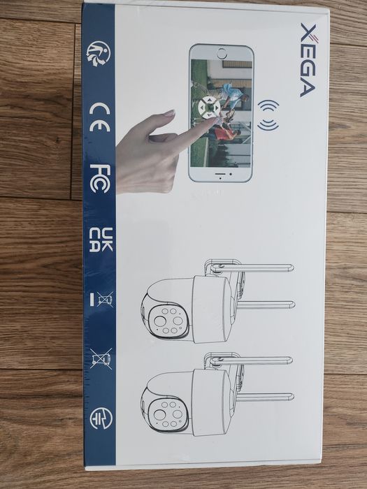 KAMERA solarna na Kartę SIM 4G LTE GSM 2K 3MP 2szt