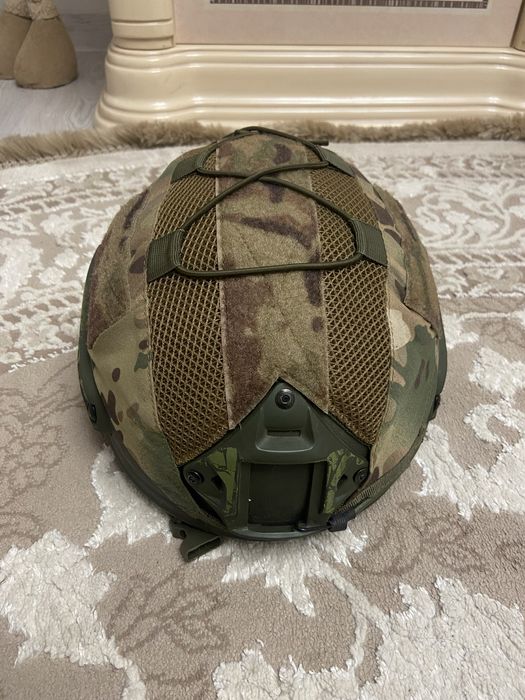 Тактичний чохол (кавер) на шолом, Bulletproof Helmet +навушники