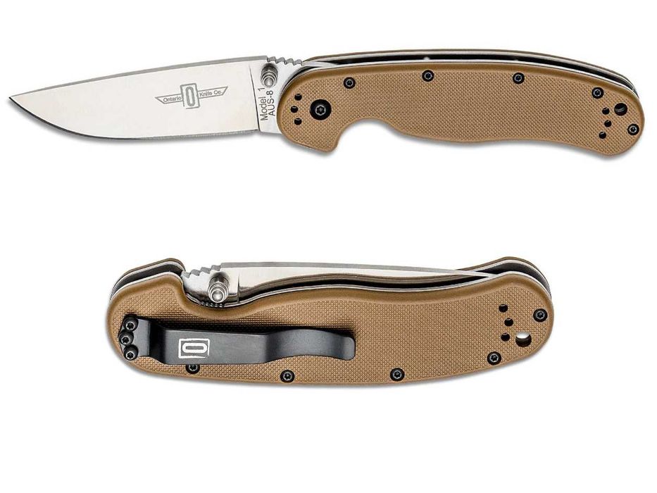 Ніж Ontario RAT-1, RAT-1.5 (AUS-8, D2, S35VN, MAGNACUT): 2 200 грн