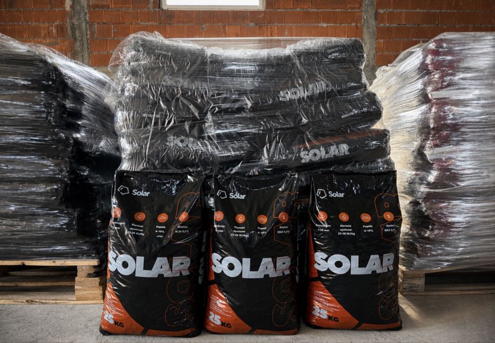 Groszek Solar 26MJ/kg workowany w sprzedaży również pellet