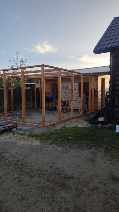 Domki letniskowe garaże wiaty budynkl gospodarcze