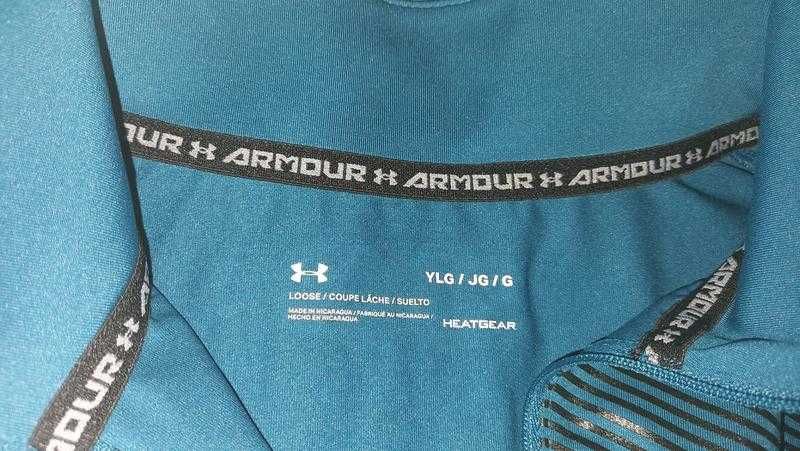 Спортивная кофта худи рубашка с длинным рукавом на молнии under armour